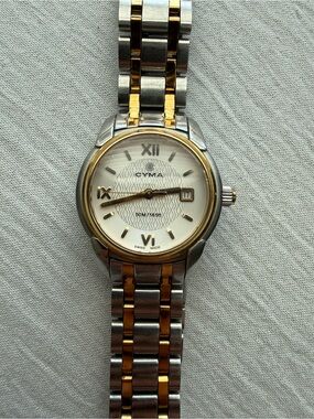 Cyma Le Locle 50m 28mm Swiss Quartz Watch 5.75”
